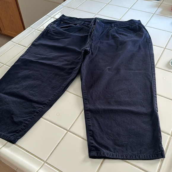 Lauren Ralph Lauren Pants - * Lauren Ralph Lauren navy capri cotton 18W Pants